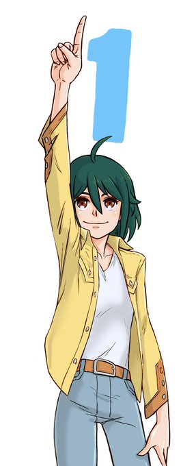 「ahoge pointing」 illustration images(Latest)