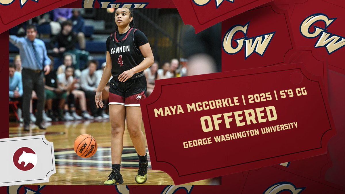 Congratulations @MccorkleMaya on earning an offer from @GW_WBB ‼️ #LeaveALegacy