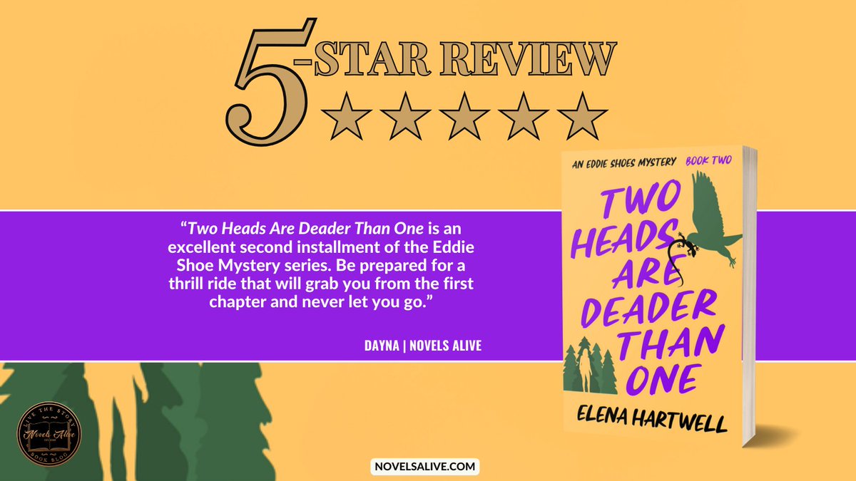 Balancing character growth with an edge-of-your-seat #mystery is difficult, but Hartwell nailed it. I cannot wait to jump into the next book in the series! - Novels Alive 

@Elena_TaylorAut @novelsalive 
#bookreview #mysterynovel #EddieShoesMysterySeries 

pictbooks.review/qN4ArW1t