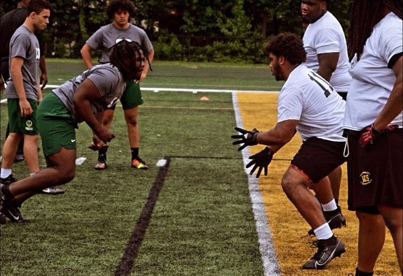 Finished my 40 yard dash running a 5.21 at 6’2 230. Only 13 years old, we are only going up from here.