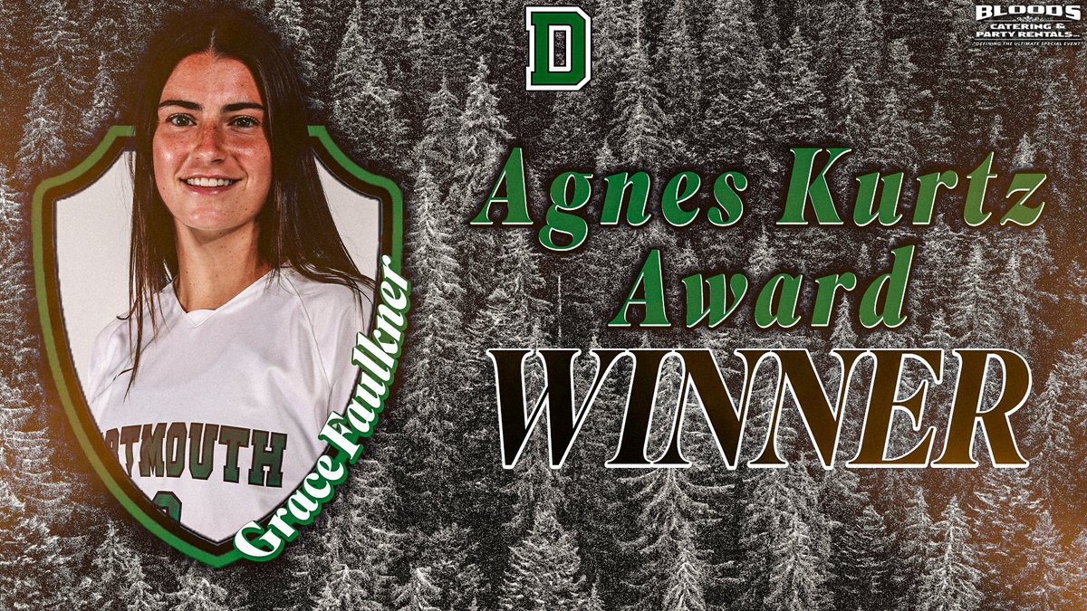 𝐀𝐠𝐧𝐞𝐬 𝐁. 𝐊𝐮𝐫𝐭𝐳 𝐀𝐰𝐚𝐫𝐝 🏆 Congratulations to Grace Faulkner, who is honored for her dedication to furthering women's sports! #TheWoods🌲 | #GoBigGreen