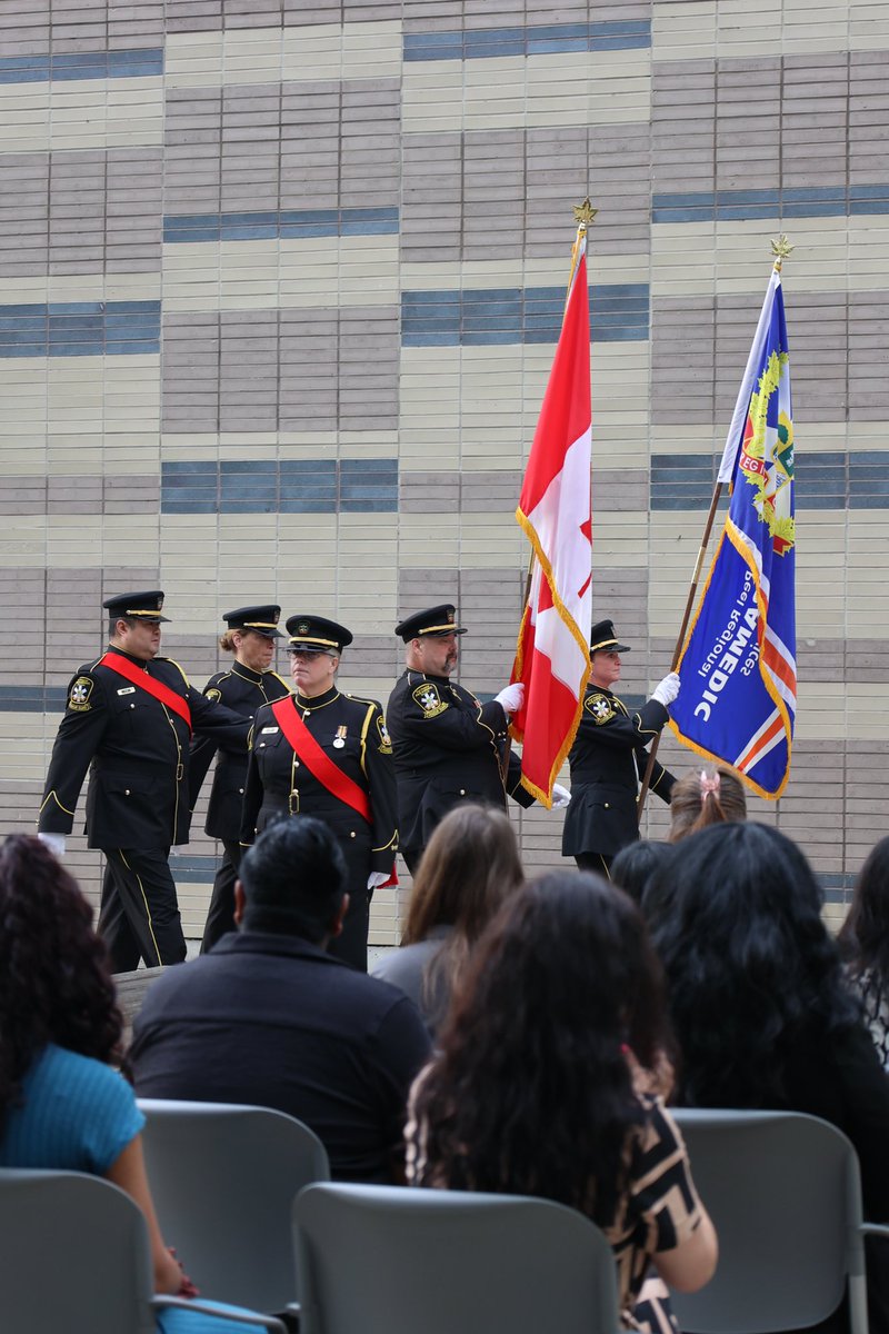 Peel_Paramedics's tweet photo. 🌅 As the sun rose this morning, we gathered to honor and remember our fallen paramedic family.

We are committed to carrying forward the lessons they imparted, ensuring that their spirit lives on in our work,  dedication, and commitment to being #BetterTogether. https://t.co/L8Nlv7KYE2