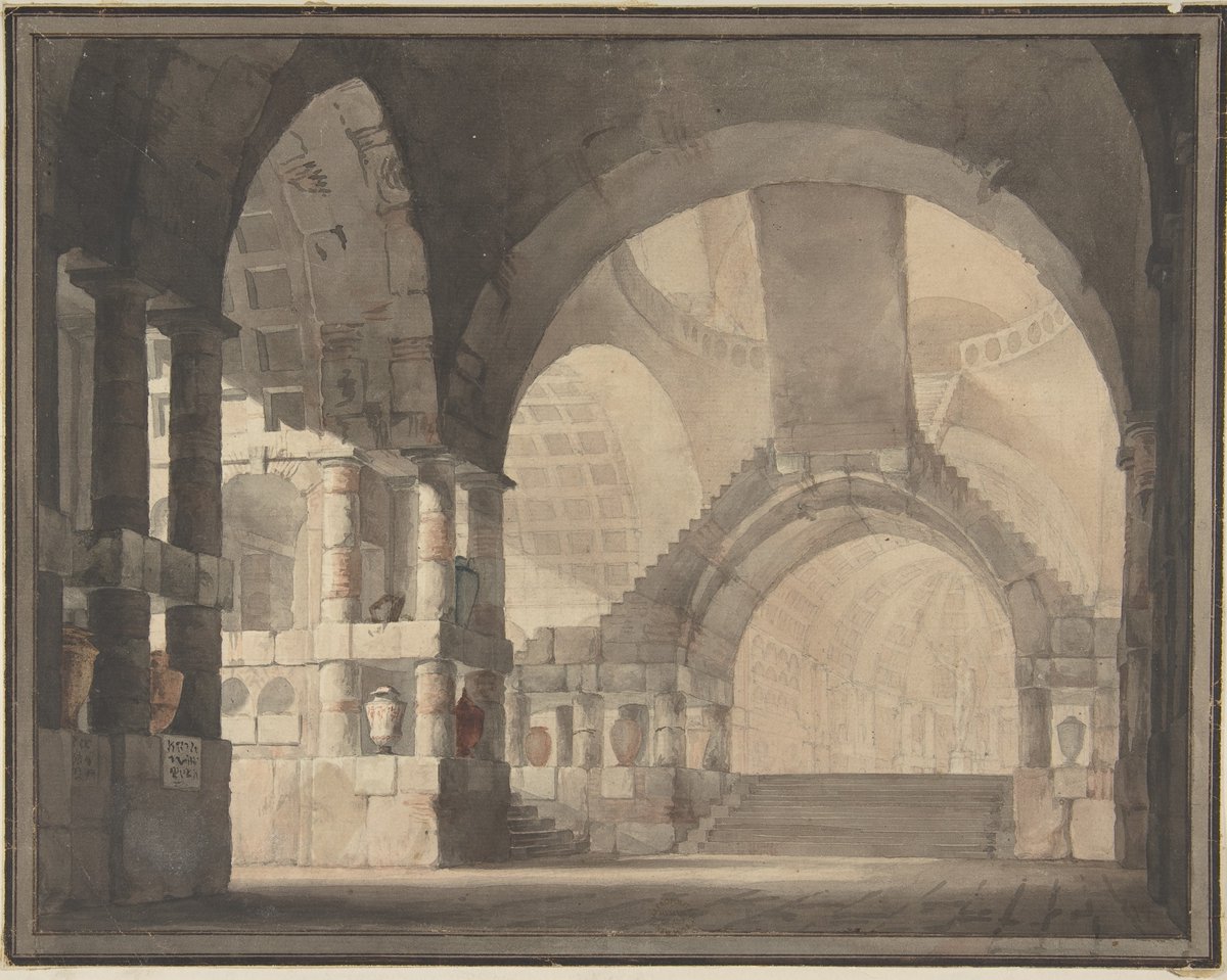 Archways, Design for Stage Anonymous, Italian, 18th century (The Met)