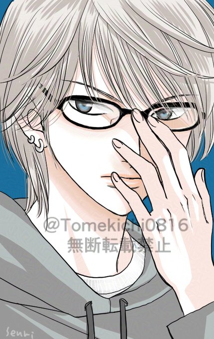 「1boy black-framed eyewear」 illustration images(Latest)