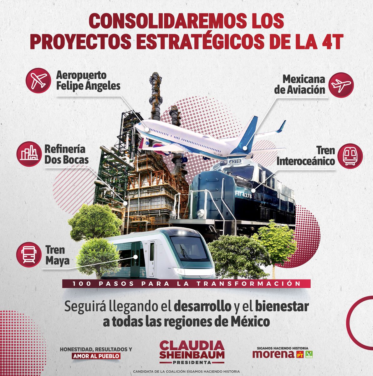 Consolidaremos los proyectos estratégicos del presidente.