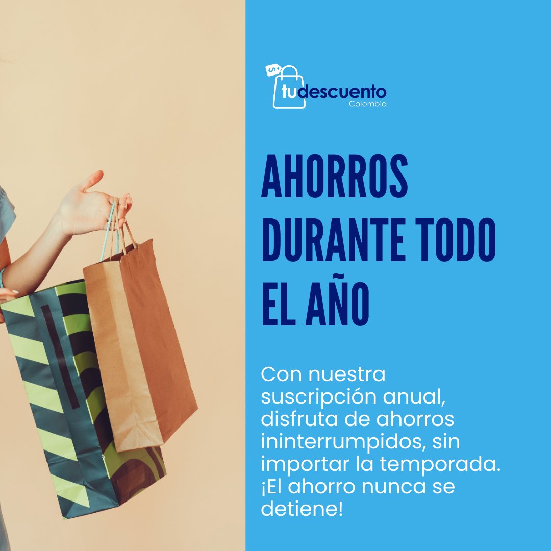 Descubre 5 razones por las que afiliarte a Tu Descuento Colombia transformará tu vida. 🌟 ¿Listo para ahorrar? ¡Conócelas y no te quedes fuera! #AhorroInteligente #TuDescuentoColombia