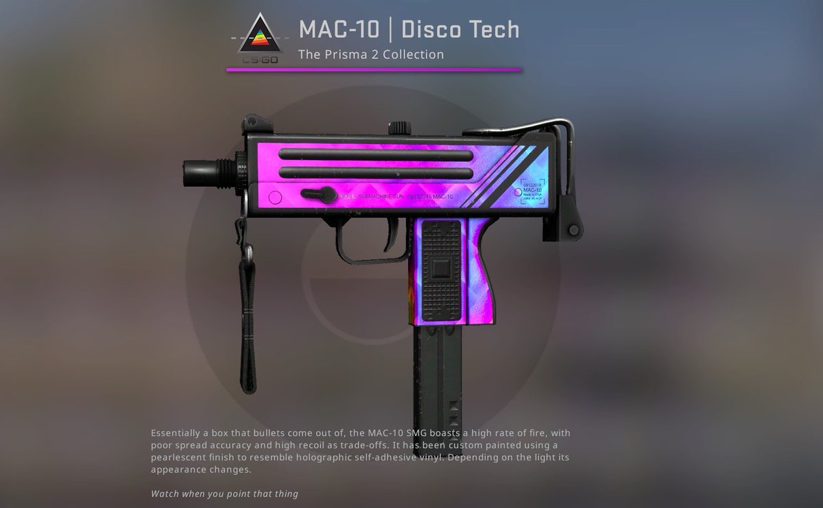 📢CS:GO GIVEAWAY📢
📢CS2 GIVEAWAY📢 

🎁Mac-10 Disco Tech🎁

👉to enter

🏆Follow Me
👑RT+Like Post
💎SUB+LIKE+COMMENT
youtube.com/watch?v=3xyhc1… - (show proof)

⏰Giveaway Ends In 3 Days !
#csgofreeskin #CSGOGiveaway #Csgogiveaways #cs2giveaways #cs2skins