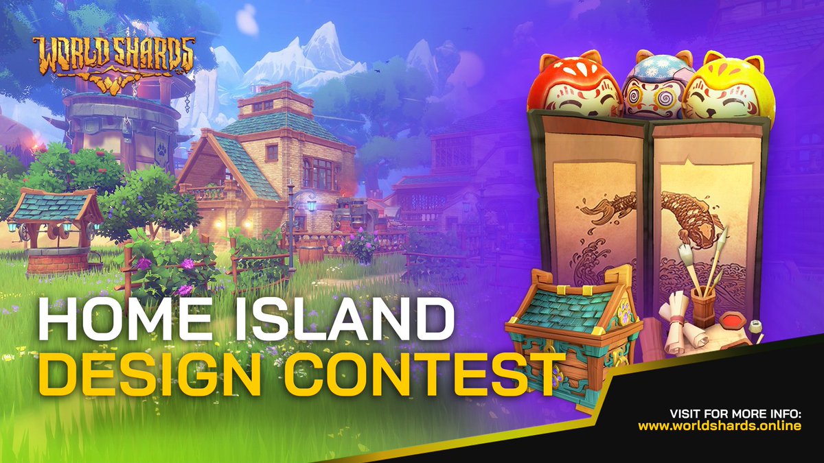 Attention, adventurers! @WorldShardsGame is hosting an incredible contest! This is your chance to showcase your interior or landscape design skills and win purr-fect prizes! Explore more here: discord.gg/mKAXHuUy