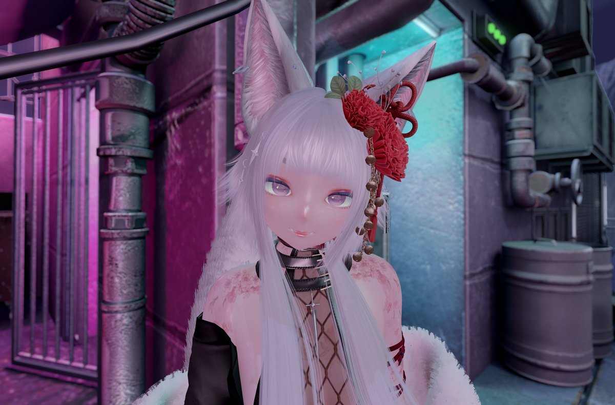 Noen_SL's tweet photo. ちっちゃいけど妙に色気のある(?)銀狐ちゃん！
🦊♥

＃SecondLife #セカンドライフ https://t.co/9WDL3lSbxF