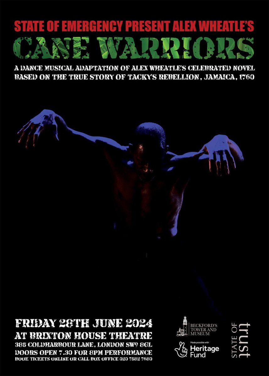 SOE_Arts's tweet photo. Are you a duppy? Or a duppy conquerer? Michael Joseph as Louis in Alex Wheatle’s Cane Warriors. A haunting performance. Brixton House Friday 28th June 8pm sharp. https://t.co/ZInIeKniG0 https://t.co/JBxgKhgHYK
