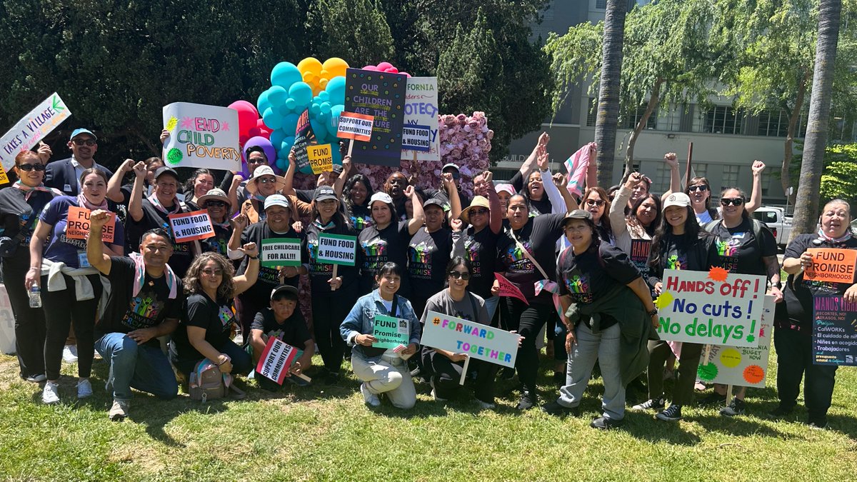 #HandsOff! We're ready to protect our kids &amp; families! 

<a href="/CAgovernor/">Governor Gavin Newsom</a> <a href="/ilike_mike/">Mike McGuire</a> <a href="/CASpeakerRivas/">Speaker Robert Rivas</a> <a href="/Scott_Wiener/">Senator Scott Wiener</a> <a href="/AsmJesseGabriel/">Asm. Jesse Gabriel</a> we need champions to listen to the mood of the people &amp; deliver a FAIR #CABudget. 

Protect 🟣#CalWORKs🔵#ChildCare🟢#FosterYouth🟡Workers!