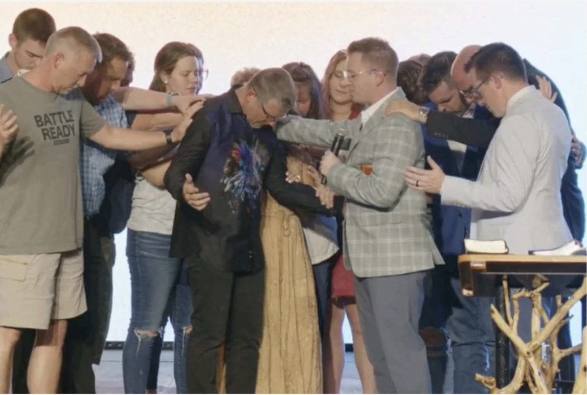 Pastor Greg Locke and his wife Tai were both prayed over and installed as 'apostles' to the world. endtimeheadlines.org/2024/05/greg-a…