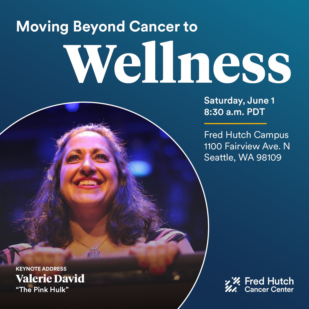 Join Fred Hutch on Saturday, June 1 for the 18th annual survivorship event. This free conference is designed to provide information on a variety of side effects, including late and long term, faced by cancer survivors, to promote wellness and empowerment. fredhutch.org/en/events/movi…