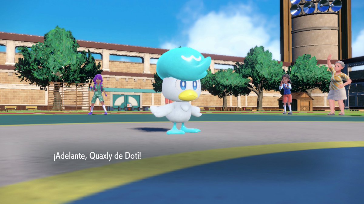 Pokemonlatam's tweet image. Un patito. Que va cantando alegremente, Quaxly, Quaxly...