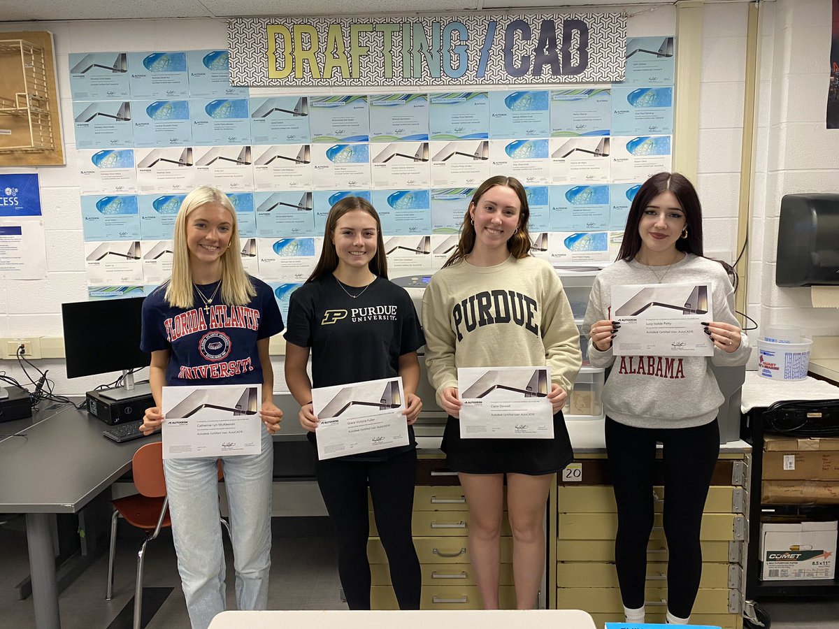 SandburgCAD's tweet photo. These seniors have left some big shoes to fill! Many accomplishments including two CAD State Champions! Congrats and Good Luck! @SandburgHS https://t.co/cwQK0zHoaP