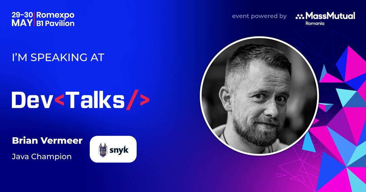 Next week I will speak at @DevTalksRo in #Bucharest about Java Security. If you are there as well let me know. #java #security #appsec