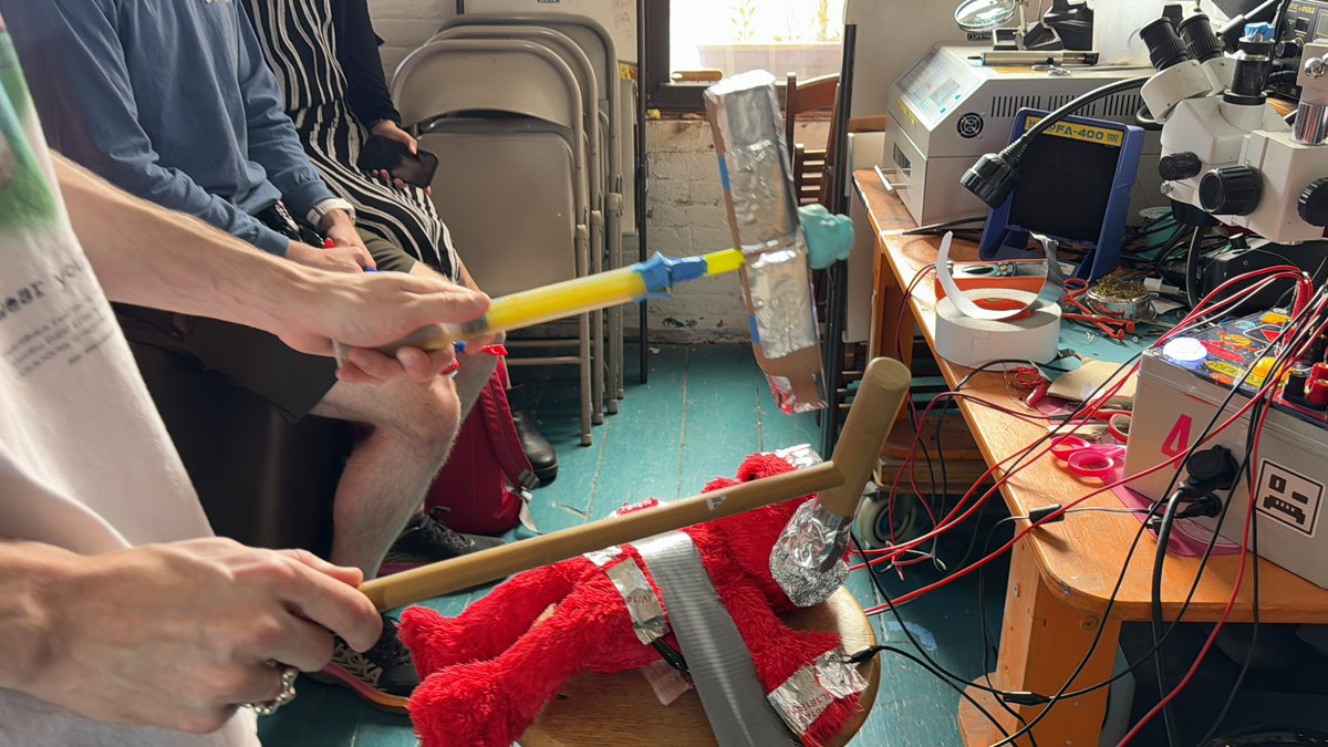 coinop29's tweet photo. Lots of great controllers built during tge Arcade Controller Design @scrapchall workshop @nycresistor on Sunday! Video coming soon! https://t.co/abjfF2wKbf