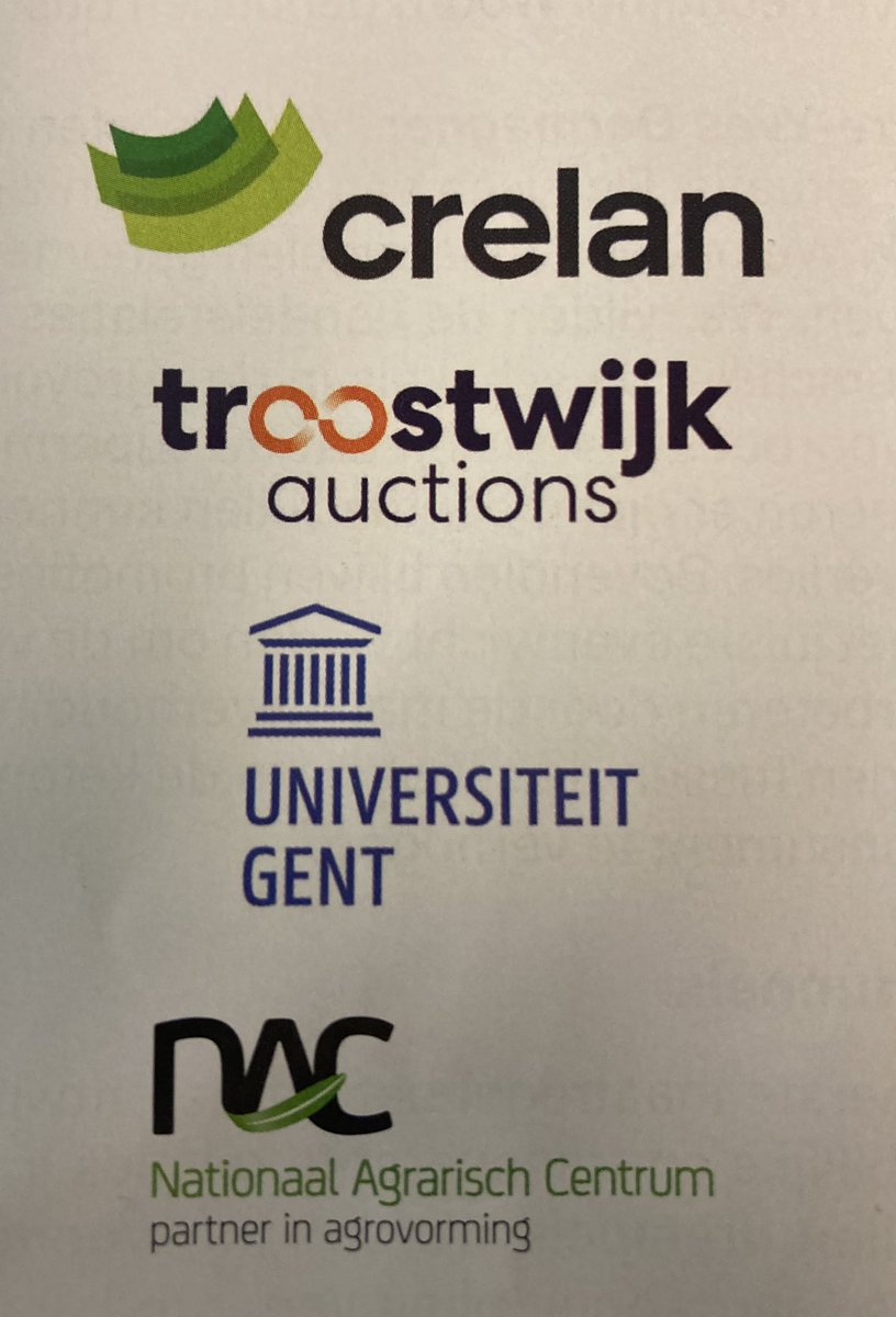 Met welgemeende dank aan onze sponsors @CrelanBank @ugent @PlcLechat van Troostwijk auctions!