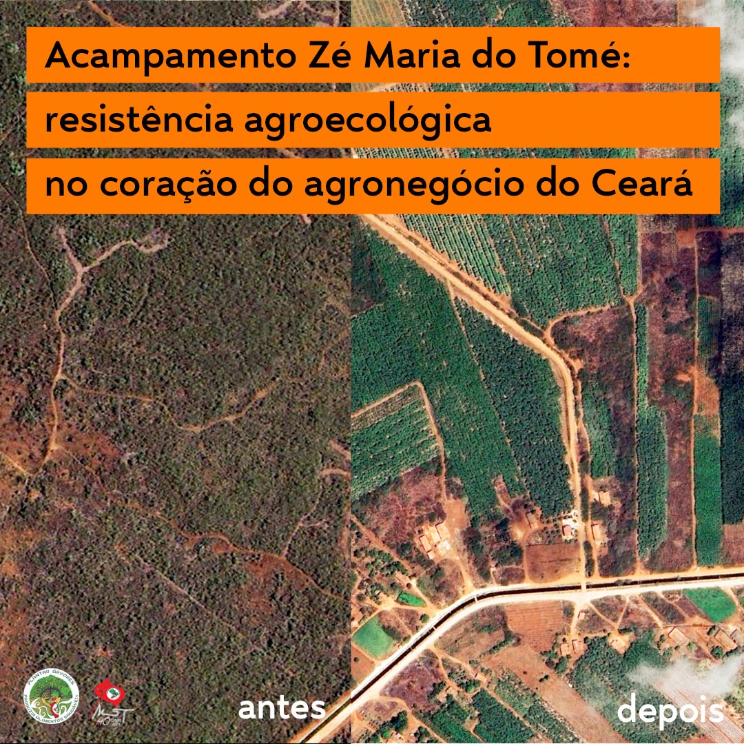 🌳 ANTES DO MST X DEPOIS DO MST: Confira a transformação do Acampamento Zé Maria do Tomé, no município de Limoeiro do Norte (CE) 1-4