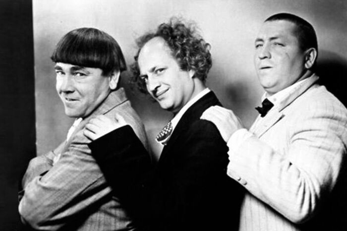 Who's your favorite Stooge? 

Any Larry fans out there 👀 

#thethreestooges #thestooges #threestooges #cinemaloco #hollywood #oldhollywood #classichollywood #vaudeville #icons #legends #comedy #FilmTwitter #FilmX 

- Mike Sandwich