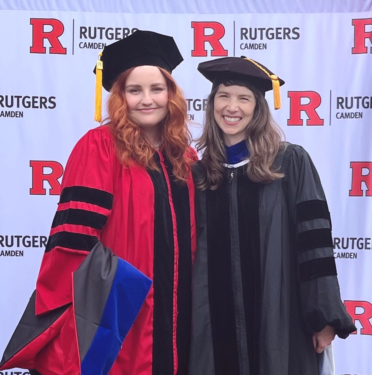 It’s official! 🎓❤️ also excited to finally share that this fall, I will be an assistant professor in a brand-new dept. of childhood studies @BridgeStateU! 🐻