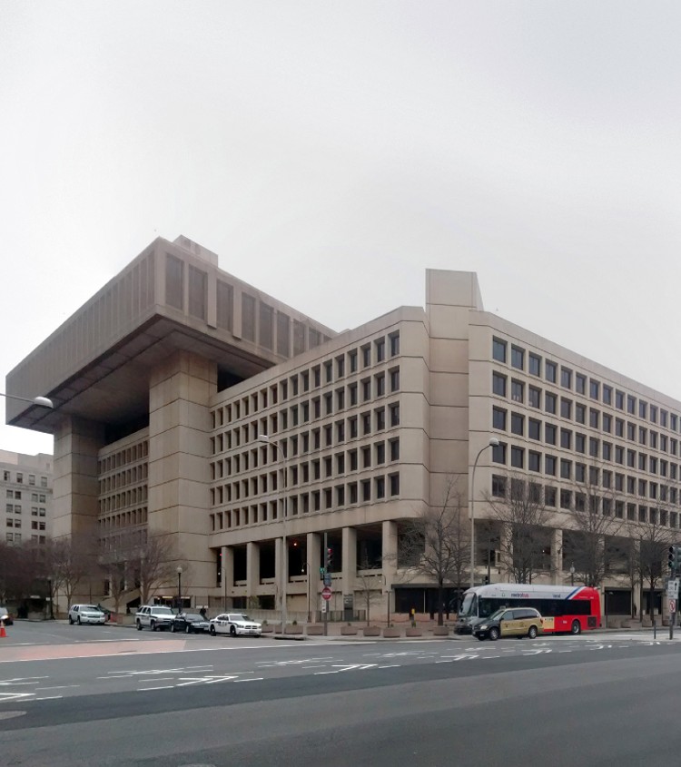 On the left: The U.S. Capitol—a majestic example of classical architecture. On the right: The FBI Headquarters—a brutalist concrete slab. In a 2020 poll, an astounding 72% of Americans preferred the first style. @RepJimBanks is right. We should build beautiful things again.