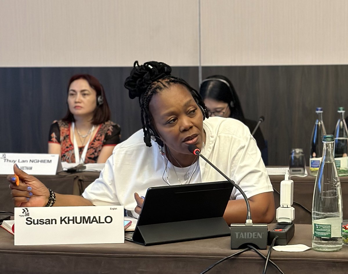 SACTWU (@sactwu) on Twitter photo Today SACTWU President Susan Khumalo was in attendance at the <a href="/IndustriALL_GU/">IndustriALL 🦋 @industriall-union.org</a> Women’s Committee Meeting, in Geneva. Talks on how AI impacts women. “We need to ask! What is to be done? We need tailored trainings in our companies and industries!” Said Khumalo. ✊ Today SACTWU President Susan Khumalo was in attendance at the <a href="/IndustriALL_GU/">IndustriALL 🦋 @industriall-union.org</a> Women’s Committee Meeting, in Geneva. Talks on how AI impacts women. “We need to ask! What is to be done? We need tailored trainings in our companies and industries!” Said Khumalo. ✊