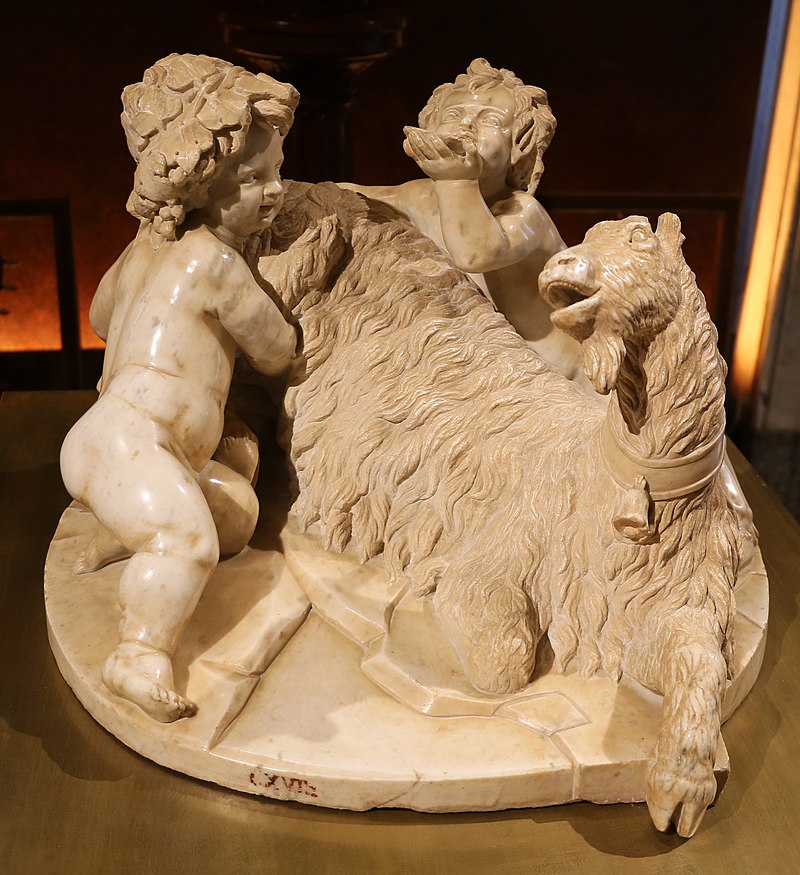 One more: Bernini was just eleven years old when he started sculpting 'The Goat Amalthea with the Infant Jupiter and a Faun.'

According to F. Baldinucci, when Gian Lorenzo was eight years old he created a 'small marble head of a child that was the marvel of everyone'.