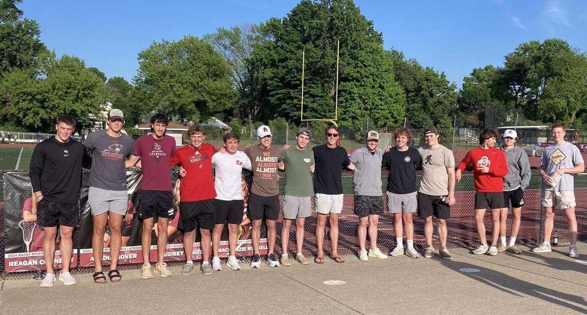 Alumni Corner!! We loved having our RRHS lax alum at the game on Thursday! We invite all of our alum to come out and join the fence to cheer on our boys at tomorrow’s game. Let’s go Pirates!