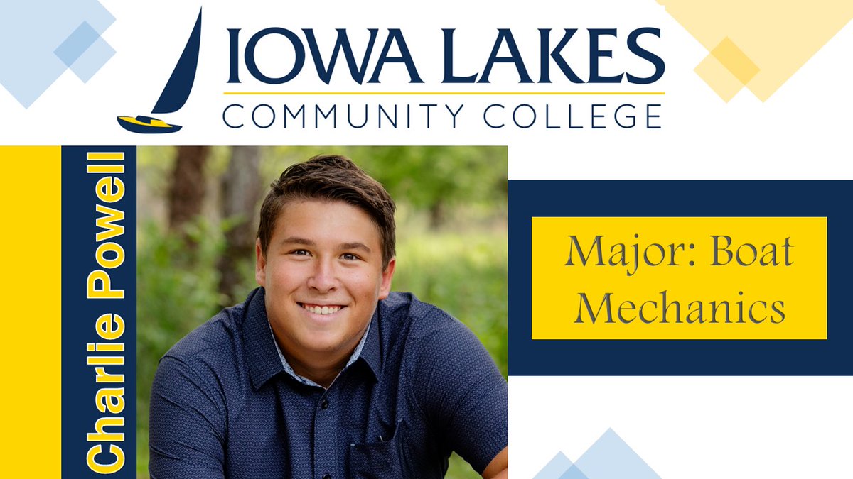 DVCounseling's tweet photo. Charlie Powell gets this afternoon shout out! Charlie's favorite class was Personal Finance with Ms. Sponder. He is going to attend Iowa Lakes Community College to major in Boat Mechanics. Good luck in all your endeavors, Charlie! https://t.co/cEiUjSoKAf