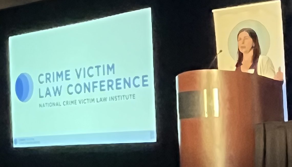 Christine Dunn sharing how to fight for victims in the face of legal hurdles <a href="/NCVLI/">NCVLI</a>’s Victims Law Conference. #victimsrights #crimevictimlawconference2024