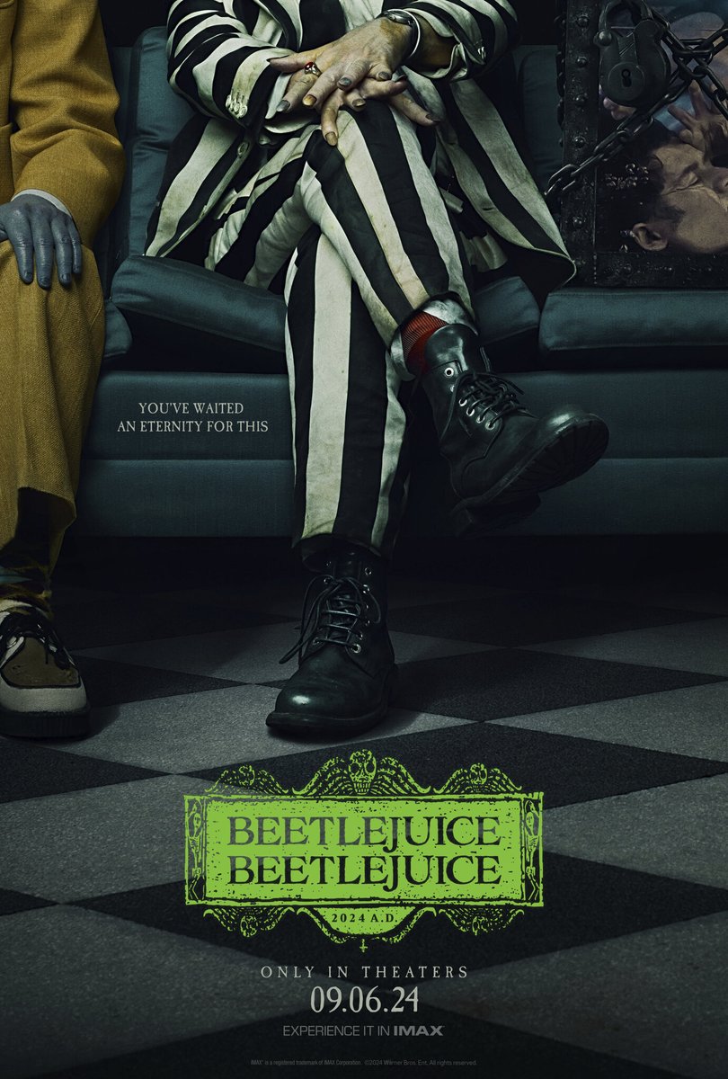 We saved a seat for you. Trailer Thursday. #Beetlejuice #Beetlejuice - Only in theatres September 6.