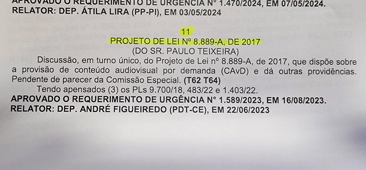 De forma INACREDITAVEL o #PLdaGloboNao RETORNOU A PAUTA DE HOJE!!!! A esperança do relator é convencer o MDB e o PSD Ambos com ambições de chegar a presidência da Câmara!!! O União Brasil já se posicionou publicamente CONTRA o projeto. E aí @marcospereira04 o republicanos tá mudo