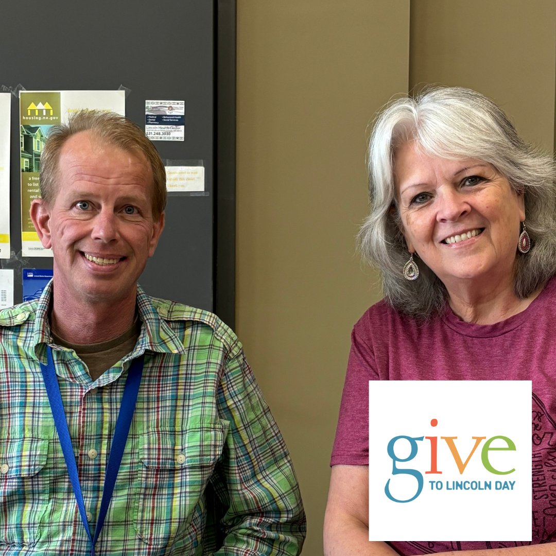 Brian and Deb are smiling because Tom came to thank them for helping him get his birth certificate ($17) and a state ID ($24). Those 2 vital identification documents helped Tom achieve his goal of getting a full-time job after being unhoused for 4 years.givetolincoln.com/nonprofits/mat…