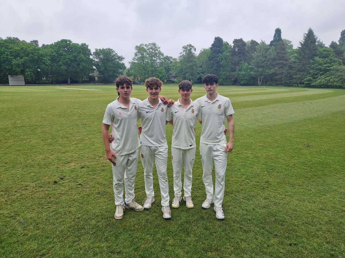 Well done to the U15s on getting through to the next round of the cup. Good showing from the Hill boys, and a great knock from Freddie C with a 54 *nearly* not out