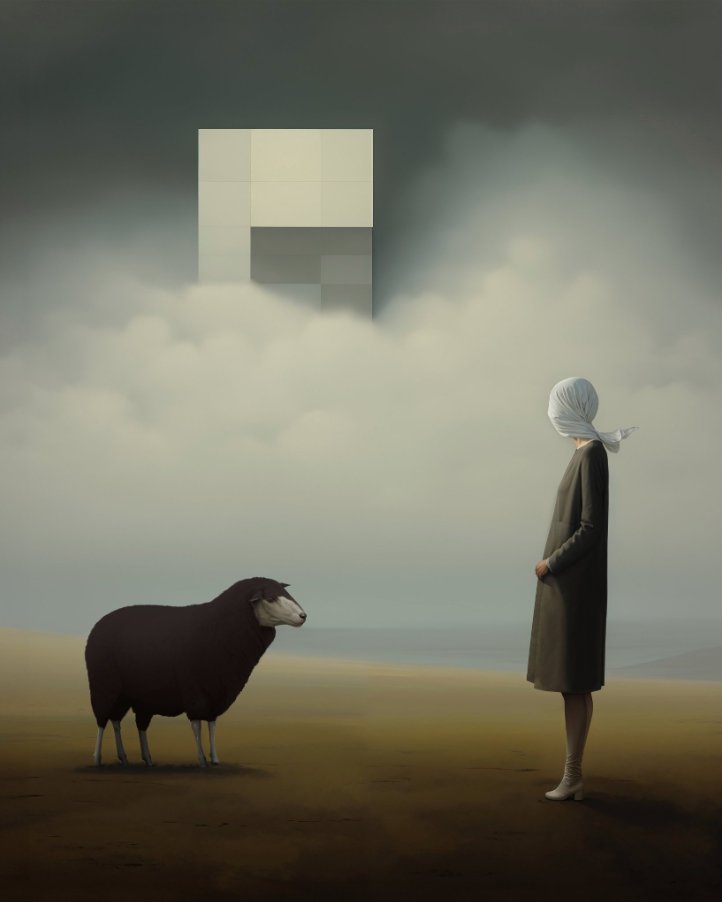 amadon's tweet image. Escape Conformism by @Gr1ndhouse_art 

part of &quot;Noncompliance&quot;