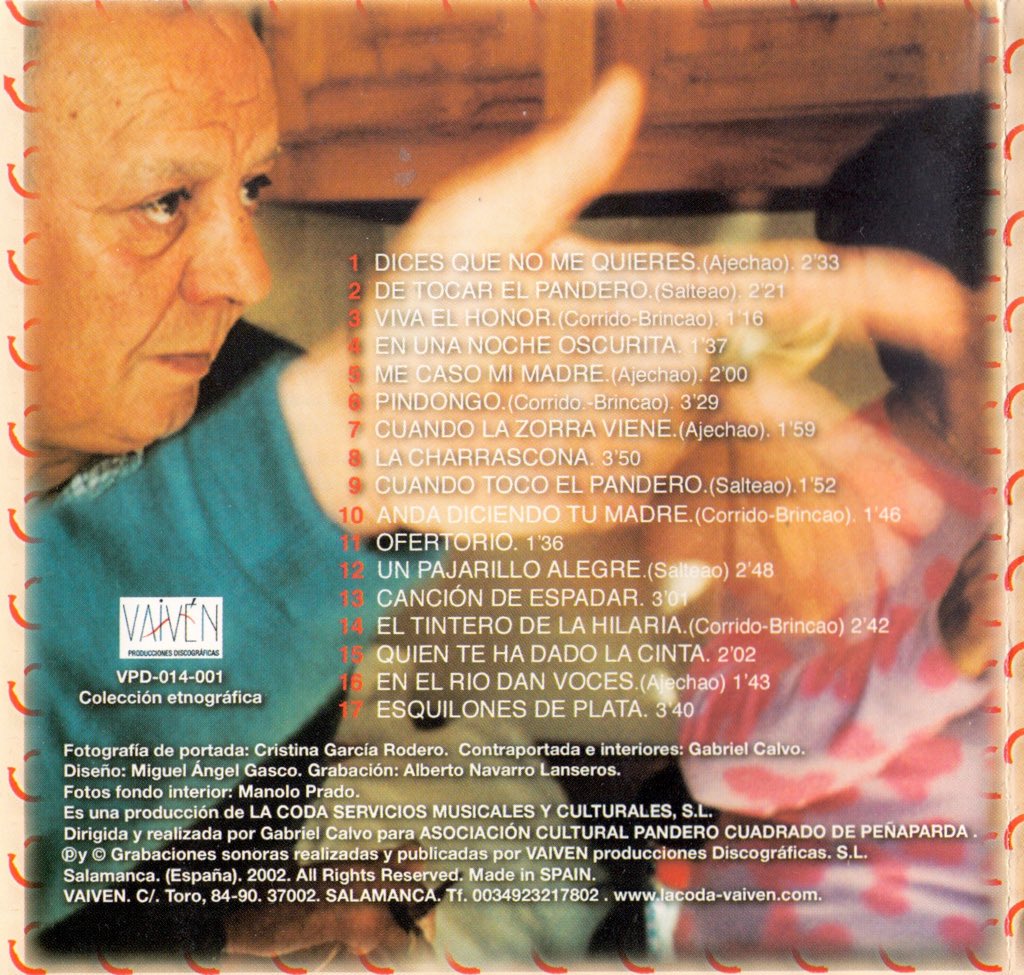 Publicado por la Asociación Cultural Pandero Cuadrado de Peñaparda este disco reunió en 2002 a los vecinos de la localidad. En la actualidad este disco es coleccionismo puro y esencia peñapardina de la percusión ibérica #Peñaparda #PanderoCuadrado #Iberia