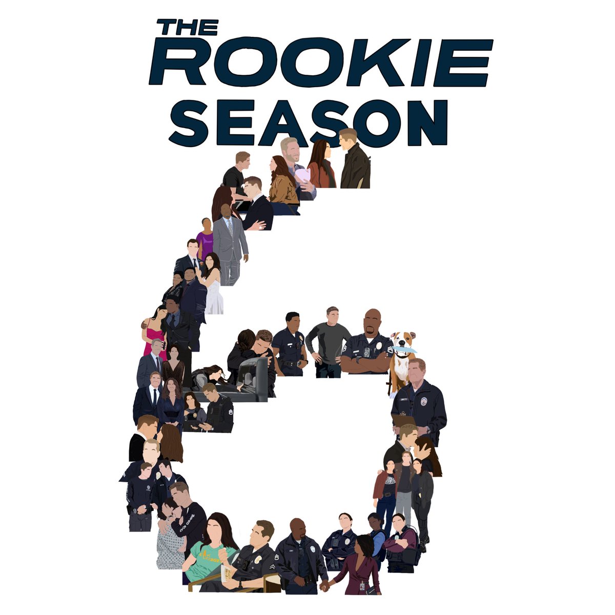 Happy the Rookie day - I honestly can’t believe that todays the finale already - I feel like the season just started 😅. I’m so incredible thankful for all them amazing people in the fandom 🥹 and of course the cast and crew 🥰 #therookie #therookieday #seasonfinale