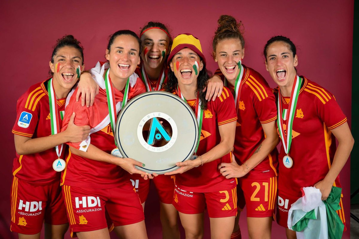 Bartoli, Viens, Glionna, Di Guiglielmo, Tomaselli & Ciccotti 🇮🇹🏆 | #ASRomaFemminile