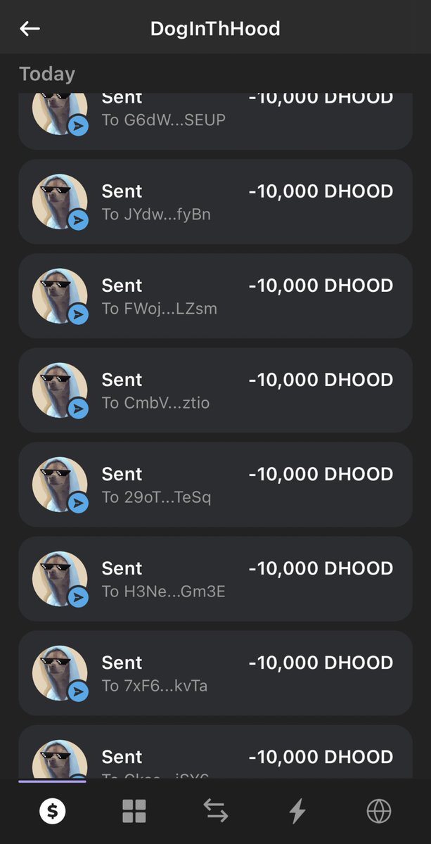 $DHOOD Airdrop commencing, stay posted !