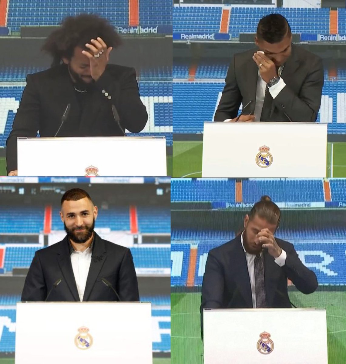 Pepe, Cristiano, Zidane, Navas, Ramos, Marcelo, Casemiro, Bale, Isco, Benzema, Nacho, Kroos.. Modric ? 🥹