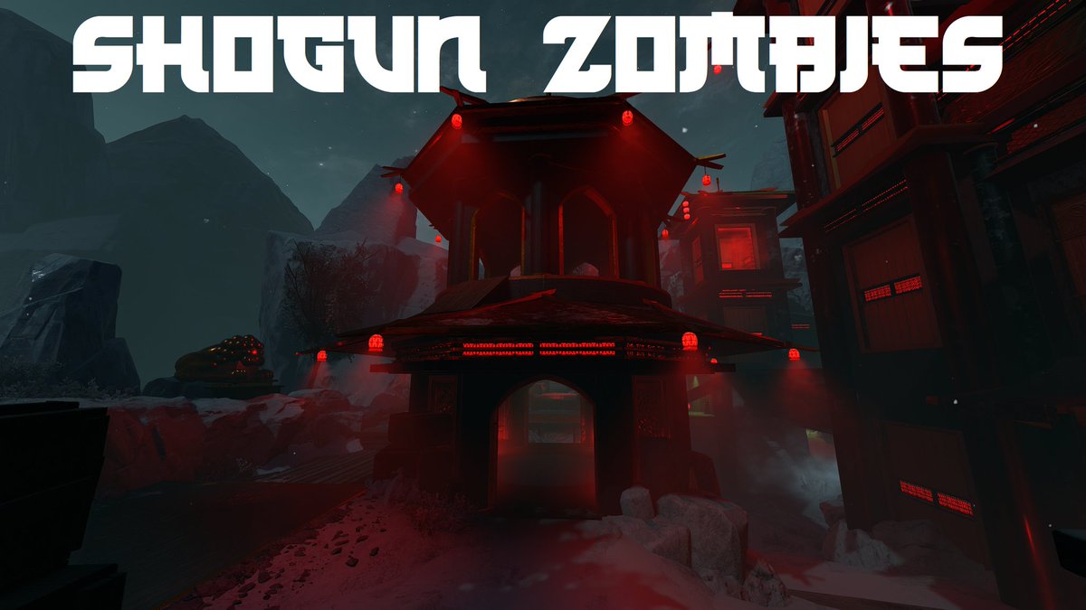 AntwonBloo49's tweet photo. ⛩️ SHOGUN ZOMBIES 🧟
Layout/Art @Frenchyssss
Art/Lighting @GlxTheForger
Scripting @ZaddyHammer

 Fight off endless waves of zombies (Melee AI) to score points for weapons, upgrades, and more! Includes ping-to-buy stores, campaign variant upgrade machine and power up drops

Link https://t.co/wzIlFydCdg