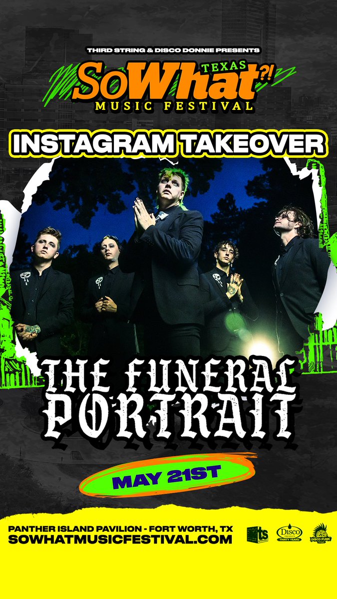 . @TFP_devotion is taking over our IG right now 👀 instagram.com/sowhatmusicfest