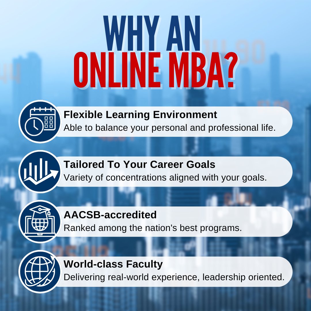 Unlock your potential with an #OnlineMBA from 
#FAU!🎓💼 Dive into a world of opportunity with our #flexiblelearning environment, tailored concentrations, AACSB accreditation, and world-class faculty. Unlock your potential and achieve your #professionalgoals

#FAUExecEd