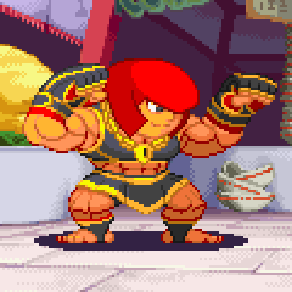 Street Fighter 6 gals in the Pocket Fighter style

#PixelArt #ドット絵