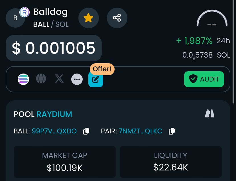 100k mc 🫡 just the start for $BALL