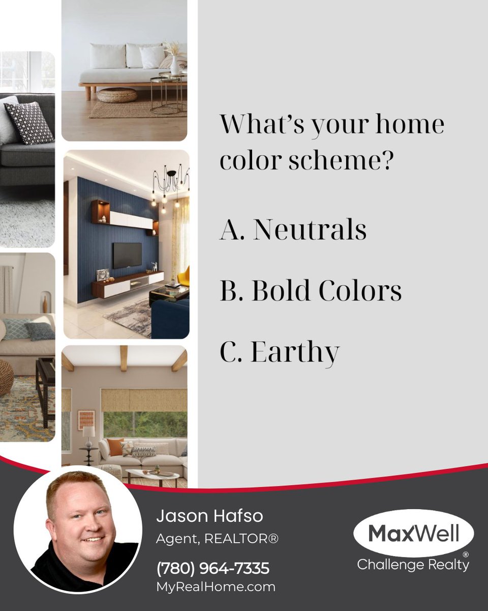 Every color in your home tells a story. Cool blues, vibrant yellows, earthy tones—what's your color narrative? Dive into the hues shaping your space. 

#homecolors #lifestyle #MyRealHome #YEGRealEstate
