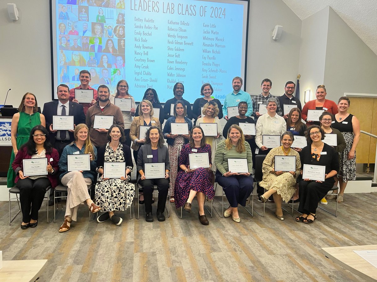 Huge congrats to the Leaders Lab of Greater Charlottesville Class of 2024! We celebrated their hard work with a graduation ceremony May 12.
cvillechamber.com/2024/05/17/lea…

#leadership #collaboration #LeadersLabofGreaterCharlottesville #charlottesville #cville #albemarlecountyva