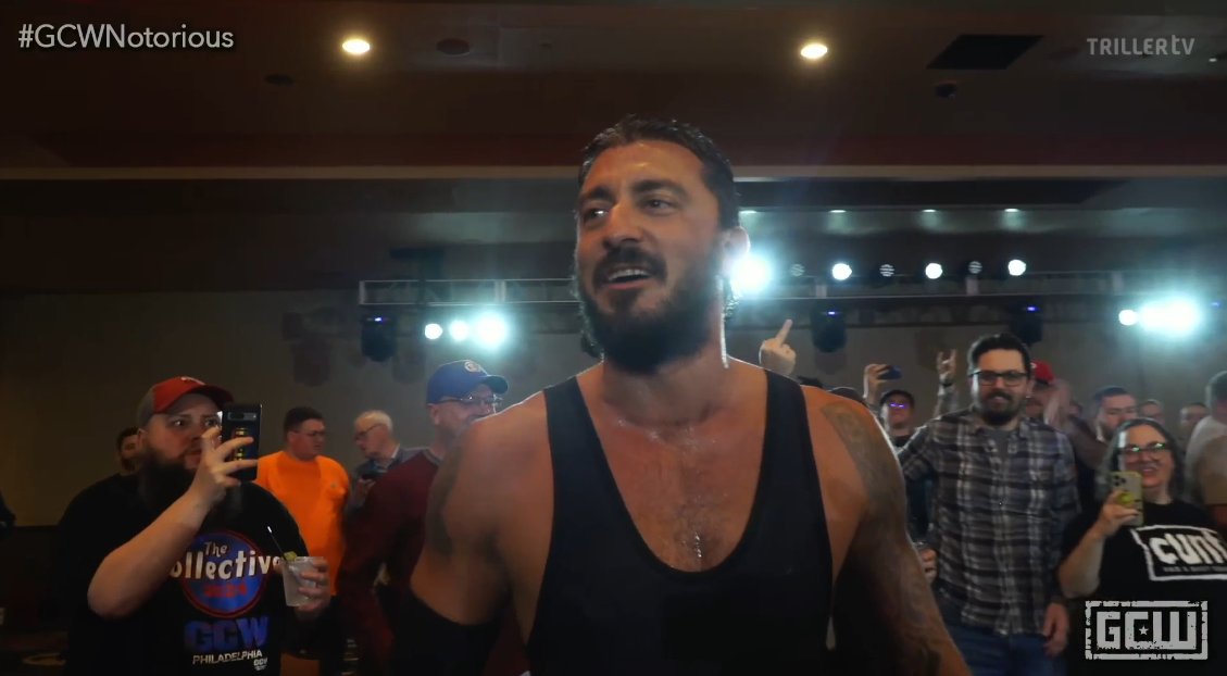 MikeGuylee's tweet photo. Mance Warner vs. Marcus Mathers

Damn ... people don't hate me, buuuut Warner's new attitude is such a win for GCW! His storylines are such killers!

Once again a great match! He, Marcus and the lil' dude created some very great moments this weekend!

#GCWNotorious https://t.co/K2MPSga8Ld