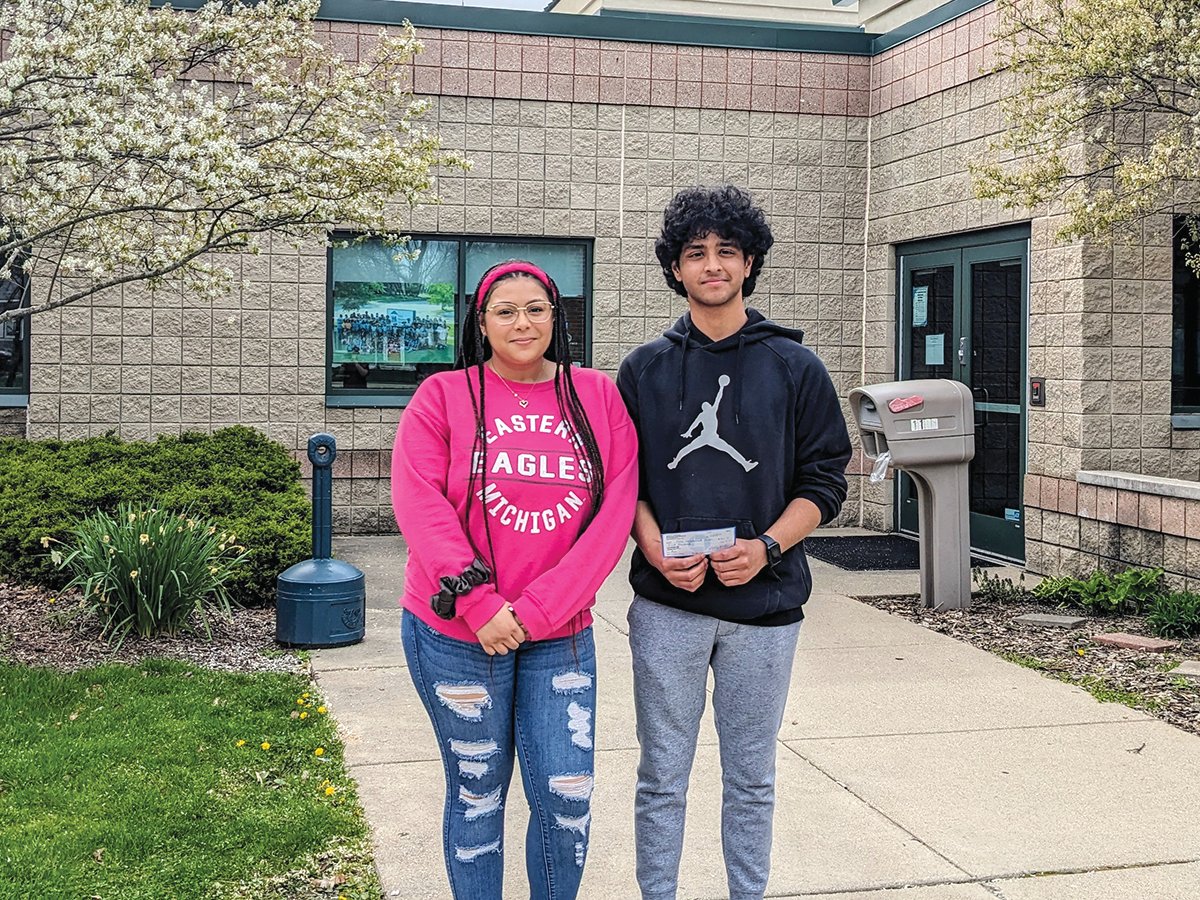 Thank you to Huron High School student Adit Vuppala, one of our volunteer tutors for the past three years who recently stopped by Peace to donate fifty percent of what he earned as an assistant teacher at U of M's Math Corps camp. We truly appreciate his support!